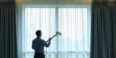 Commercial drapes cleaning service riverhills hotels offices