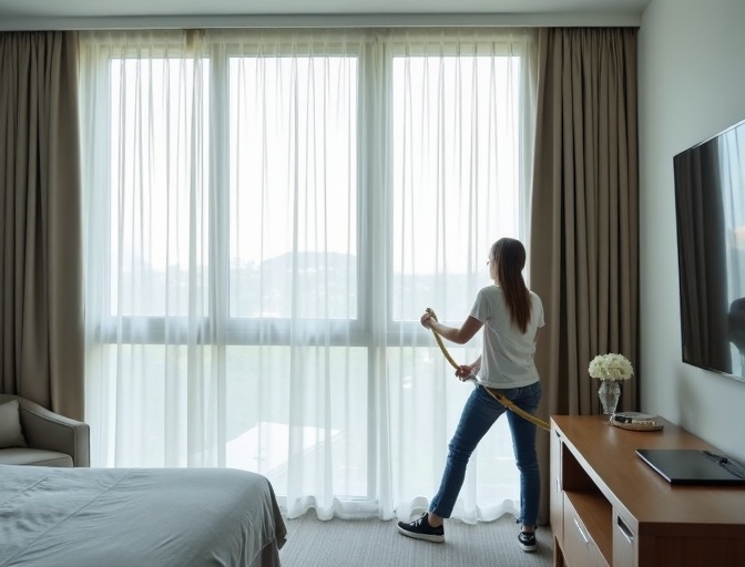 Riverhills Sheer Curtain Cleaning